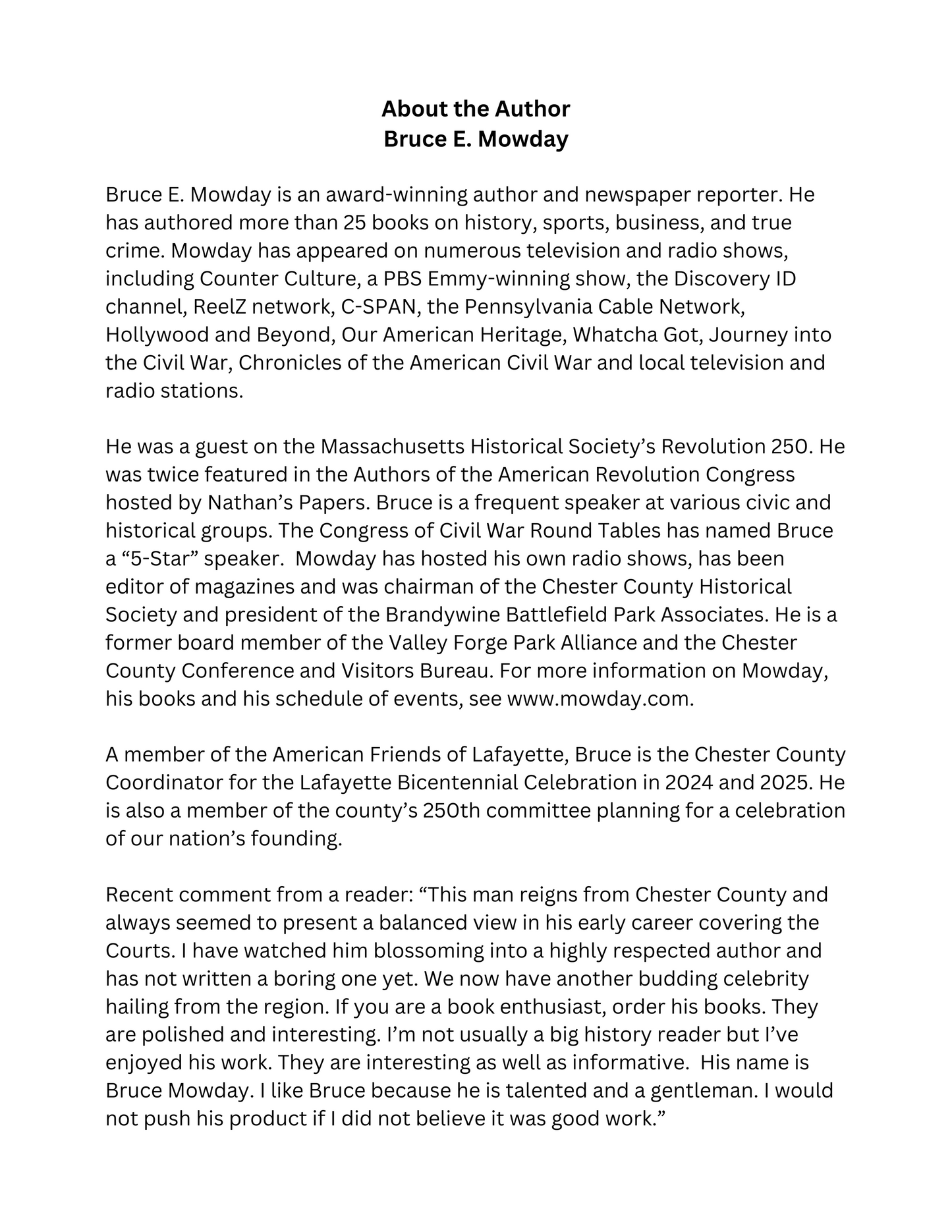 September 11, 1777: Washington's Defeat at Brandywine Dooms Philadelphia - By Bruce E. Mowday