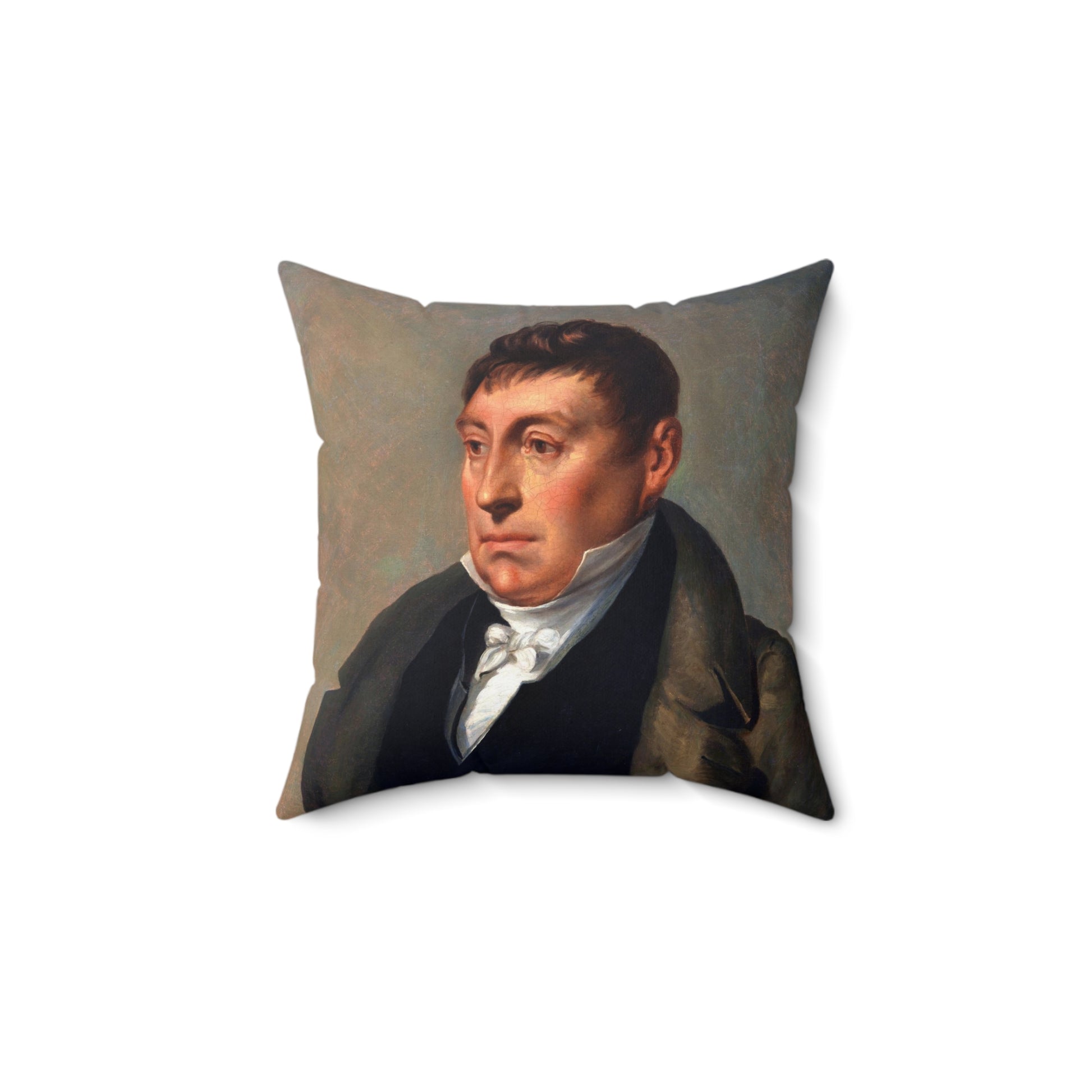 Lafayette Pillow with image of the Marquis de Lafayette