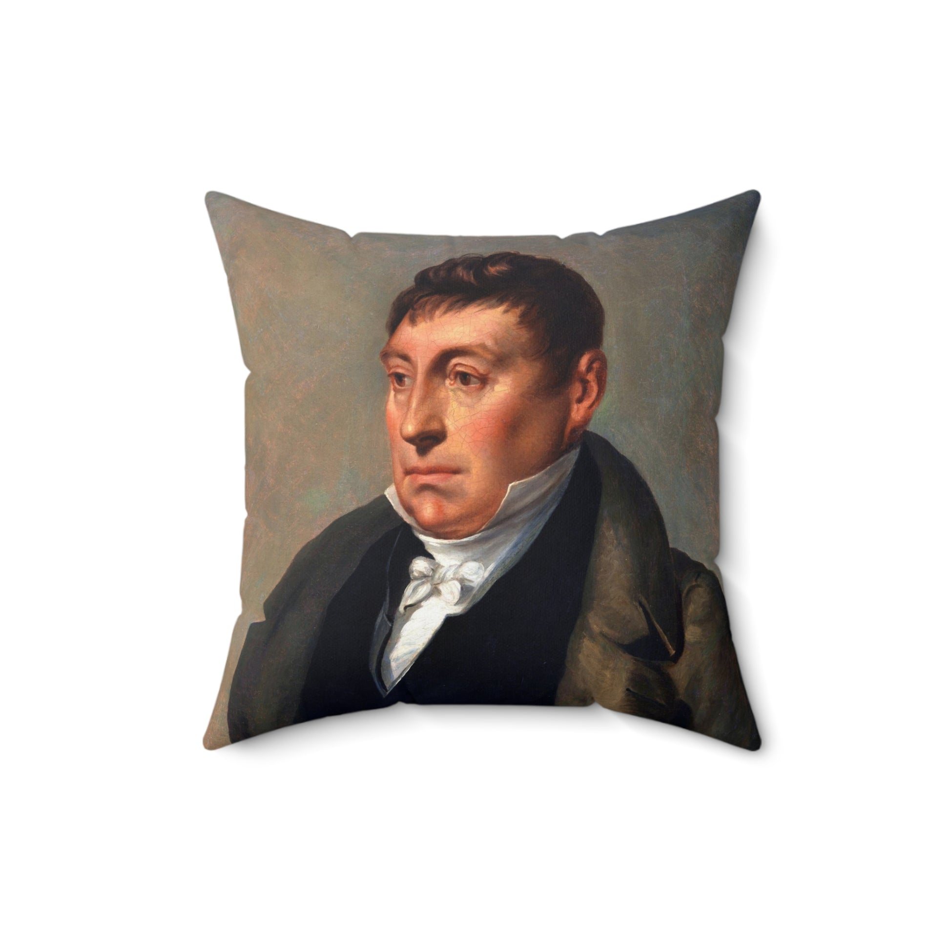 Lafayette Pillow with image of the Marquis de Lafayette