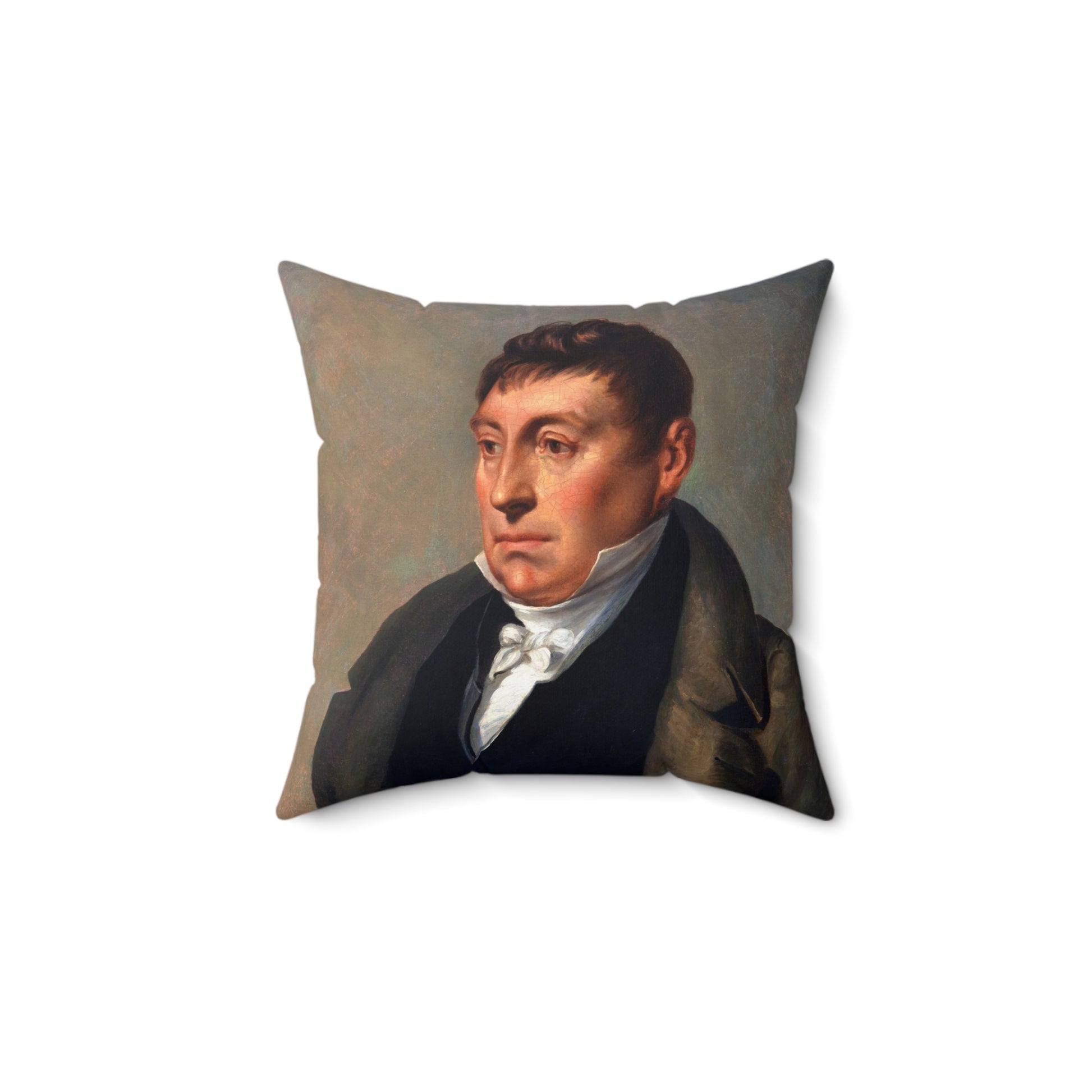 Lafayette Pillow with image of the Marquis de Lafayette
