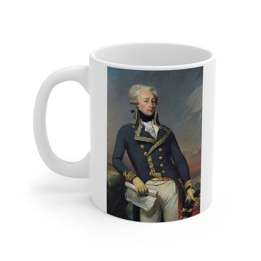 Marquis de Lafayette Portrait Painting Mug