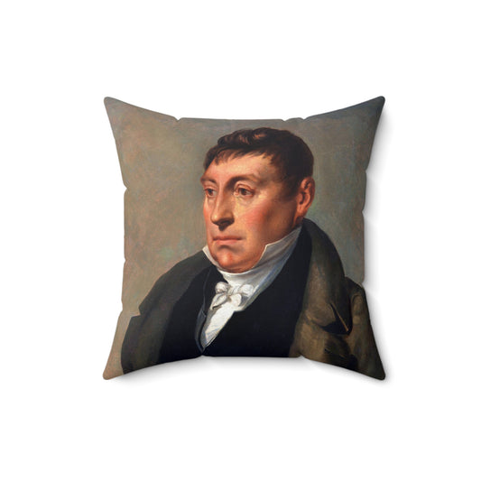 Lafayette Pillow with image of the Marquis de Lafayette