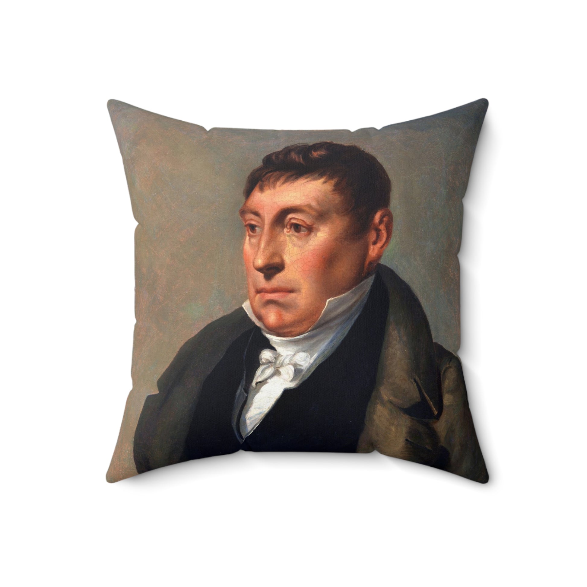 Lafayette Pillow with image of the Marquis de Lafayette