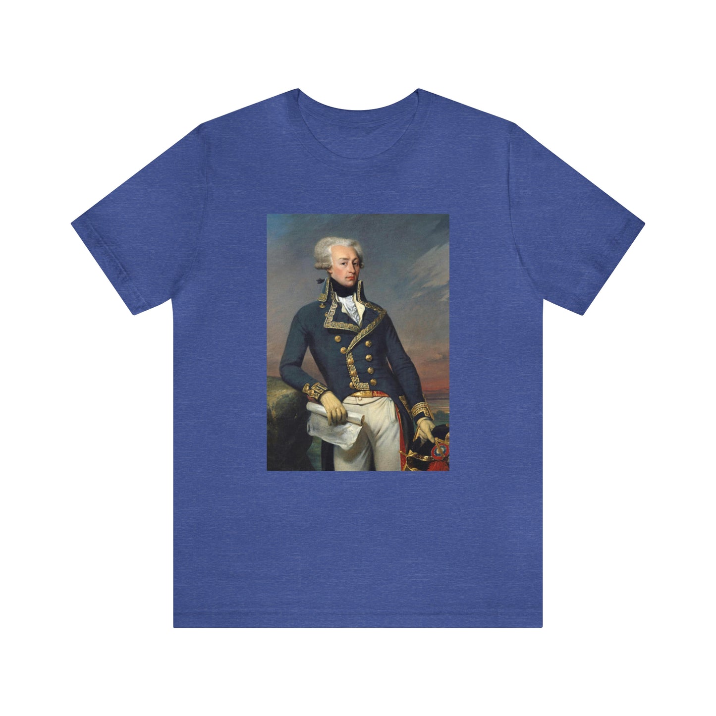 Lafayette Marquis de Lafayette t-shirt with portrait painting