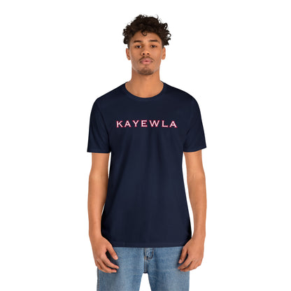 Marquis de Lafayette Kayewla Lettering Unisex Jersey Short Sleeve Tee