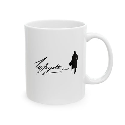 Lafayette Mug - 11oz - Silhouette Signature - With Lafayette Quote