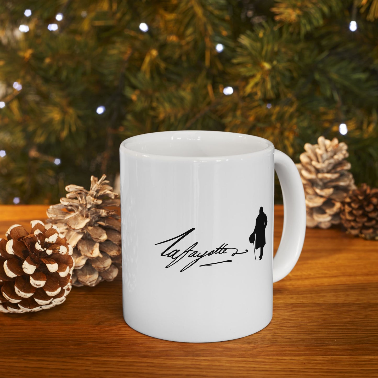 Lafayette Mug - 11oz - Silhouette Signature - With Lafayette Quote