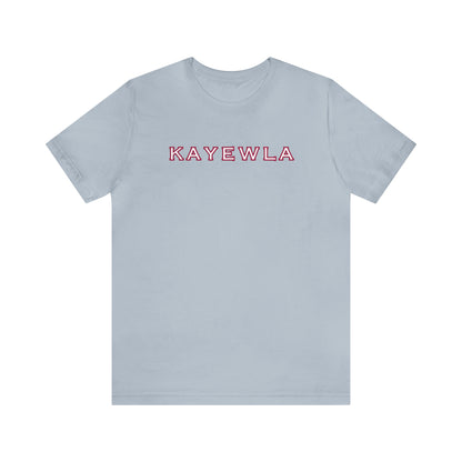 Marquis de Lafayette Kayewla Lettering Unisex Jersey Short Sleeve Tee