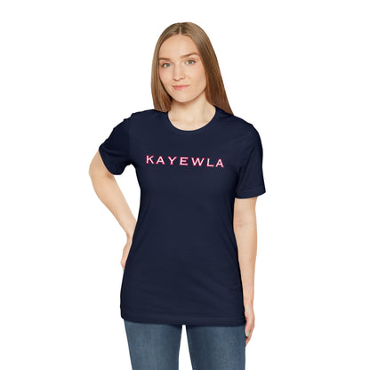 Marquis de Lafayette Kayewla Lettering Unisex Jersey Short Sleeve Tee