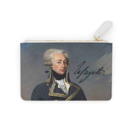 Lafayette Clutch Bag (White) - Marquis de Lafayette Fashion Accessory, History, Holidays, Christmas, Unique Gift