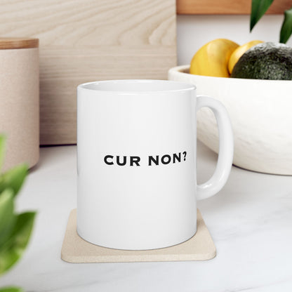 Lafayette Cur Non Mug - 11oz White Ceramic