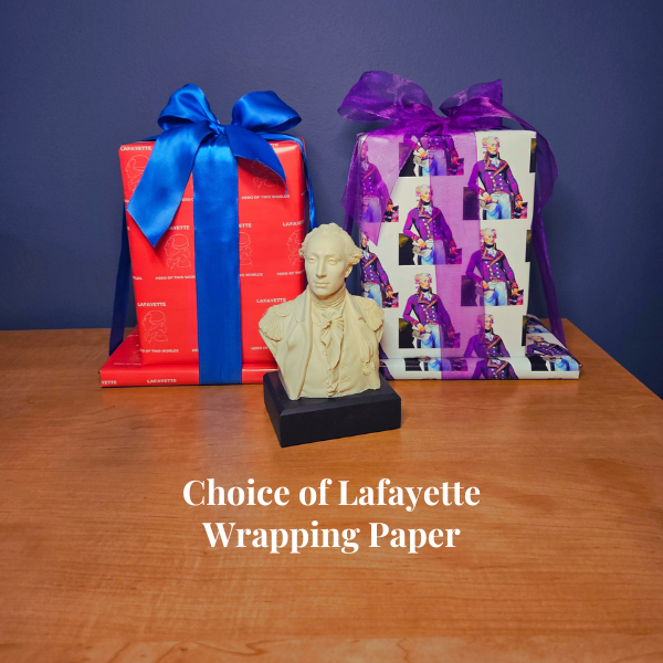 A Book and a Bust - Susanna's Midnight Ride Book and Lafayette Bust