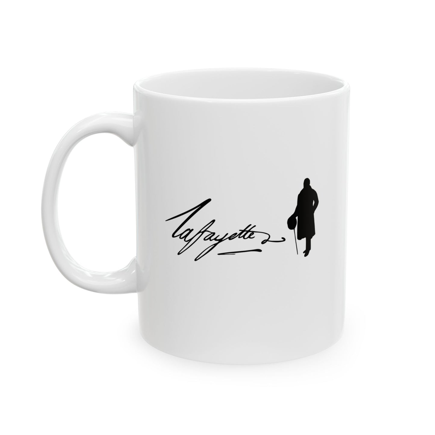 Lafayette Mug - 11oz - Silhouette Signature - With Lafayette Quote