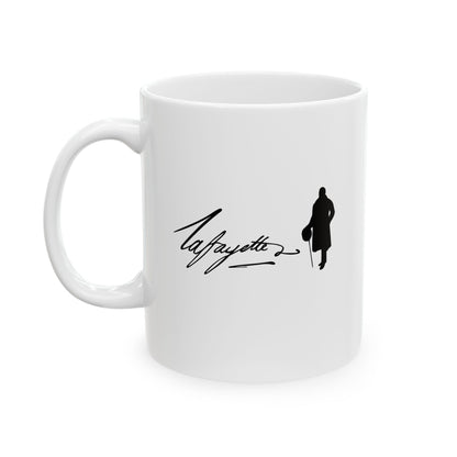 Lafayette Mug - 11oz - Silhouette Signature - With Lafayette Quote