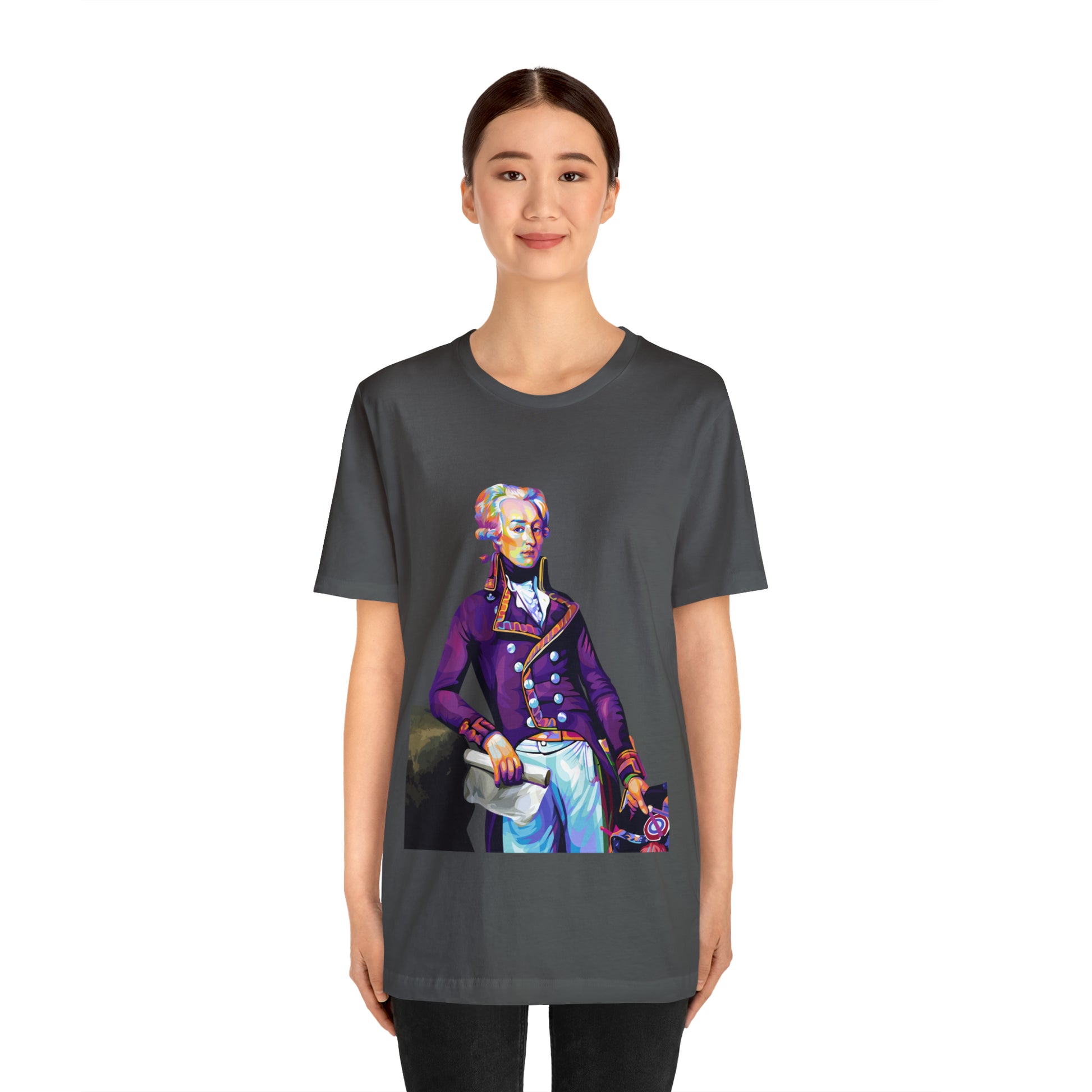 Marquis de Lafayette Pop Art portrait on a tshirt