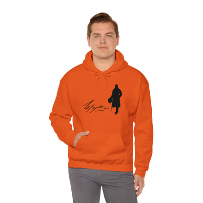 Lafayette Silhouette Signature Unisex Heavy Blend Hooded Sweatshirt - One-sided, No quote on the back