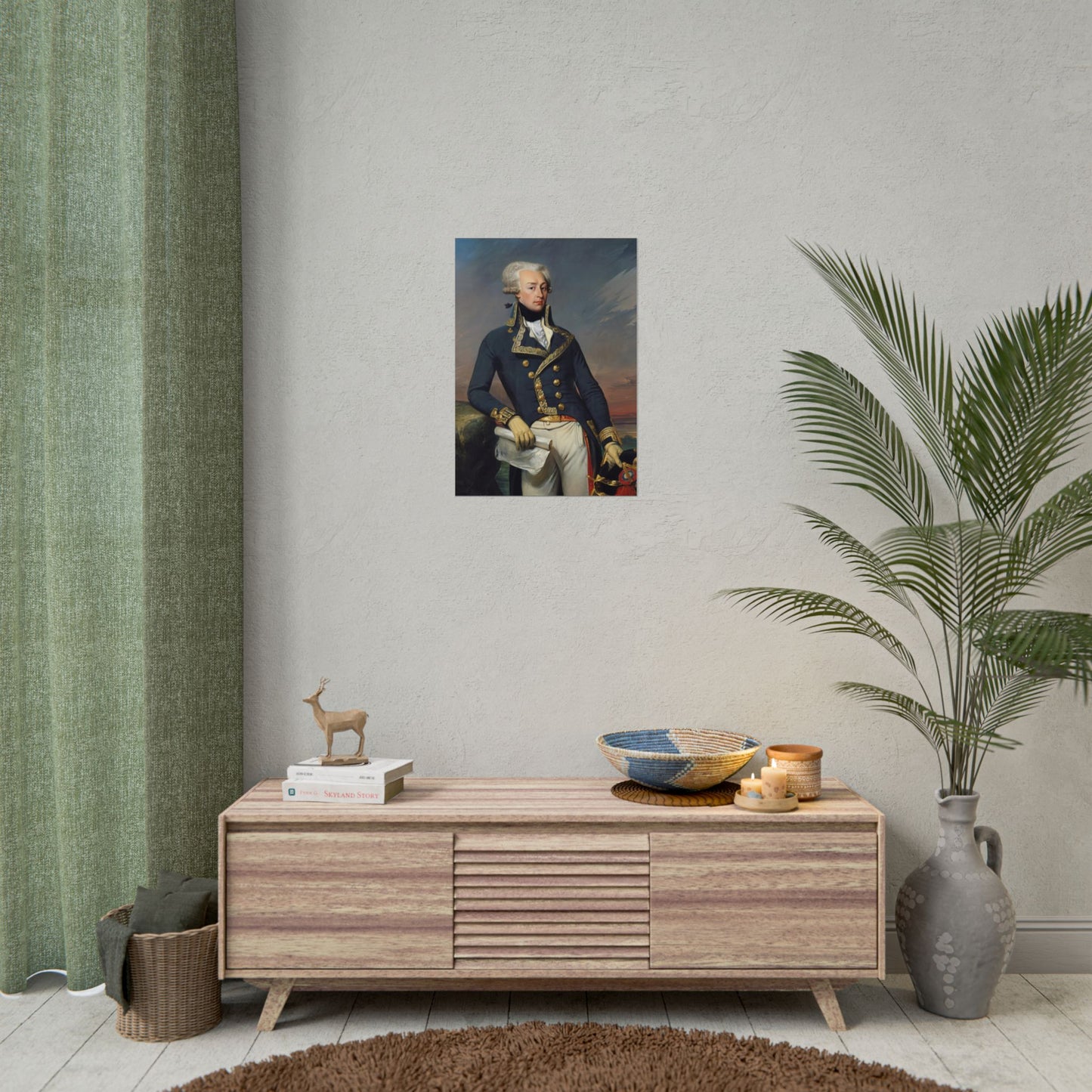 Marquis de Lafayette Classic Portrait Rolled Poster - Beautiful Unique Gift for the History Lover or Lafayette Fan!