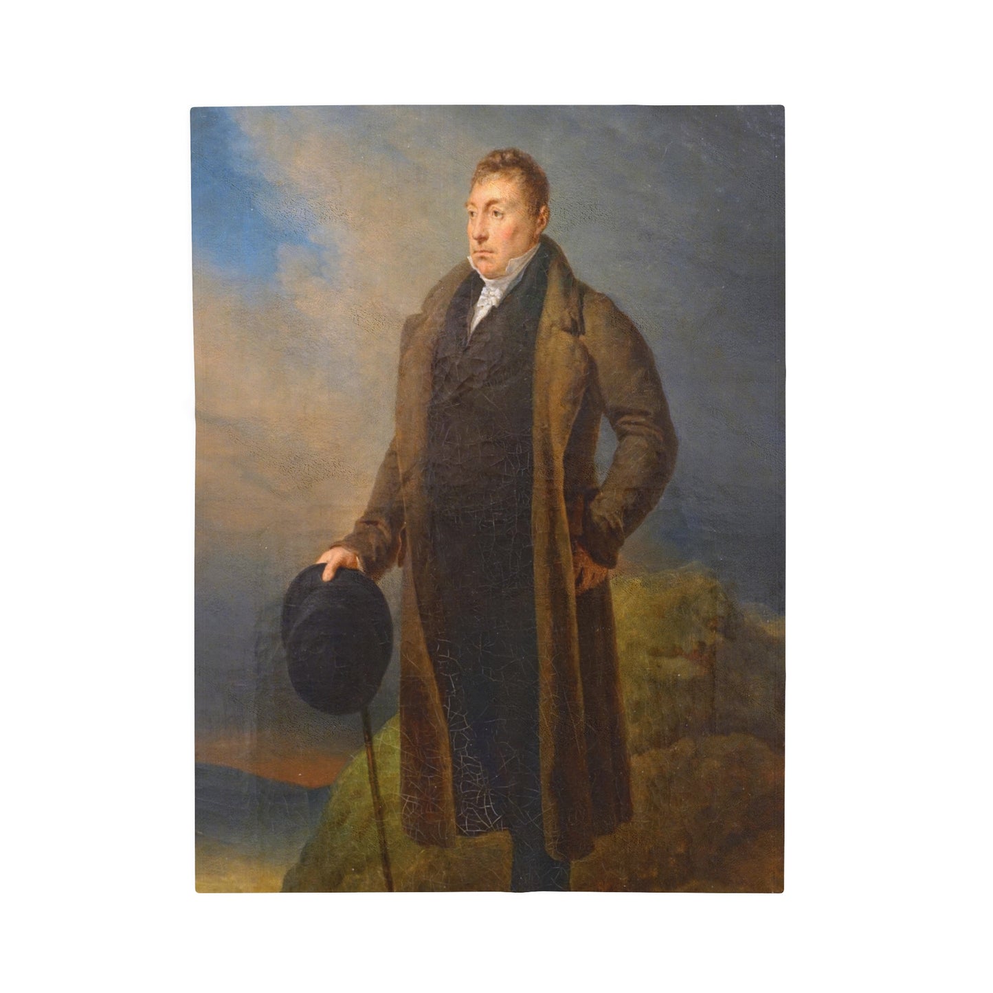 Marquis de Lafayette Blanket - 1824 Lafayette Portrait