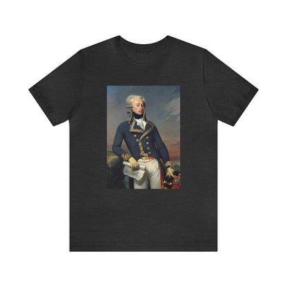 Lafayette Marquis de Lafayette t-shirt with portrait painting