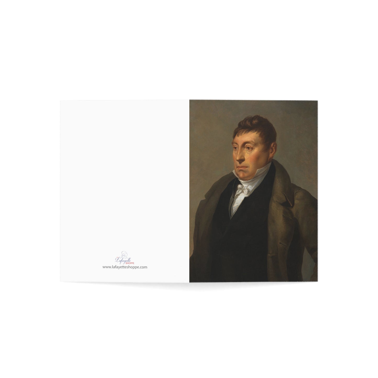 Lafayette 1820's Portrait Greeting Cards - Set of 10 (3.5" x 5") with envelopes