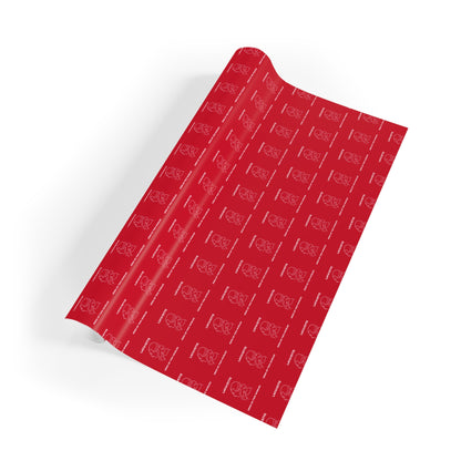 Marquis de Lafayette Wrapping Paper - Red Line Portrait