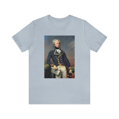 Lafayette Marquis de Lafayette t-shirt with portrait painting