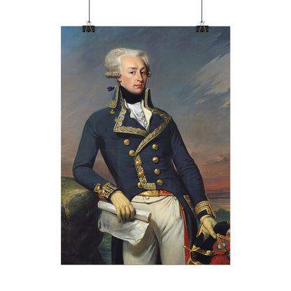 Marquis de Lafayette Classic Portrait Rolled Poster - Beautiful Unique Gift for the History Lover or Lafayette Fan!