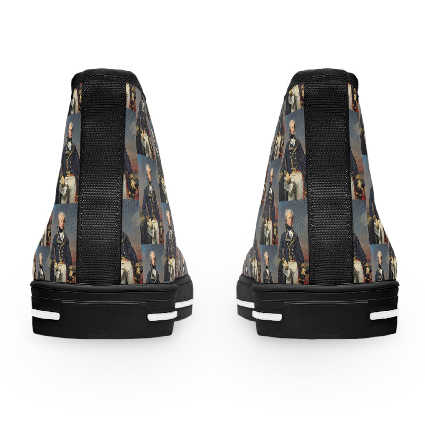 Marquis de Lafayette - Women's High Top Sneakers - Exclusive Classic