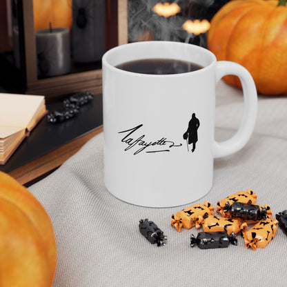 Lafayette Mug - 11oz - Silhouette Signature - With Lafayette Quote