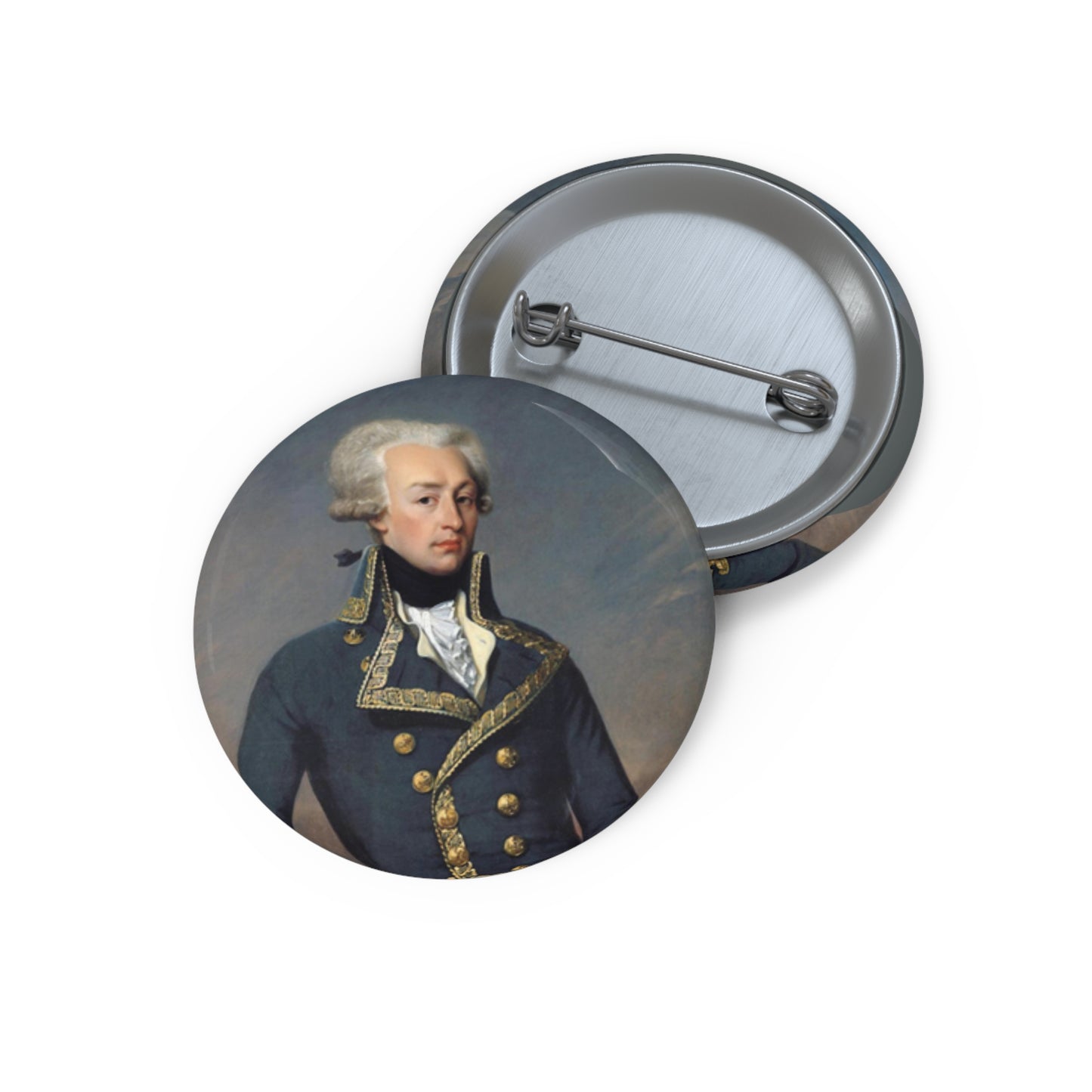 TLS wholesale - Marquis de Lafayette Button - Classic Portrait of Lafayette