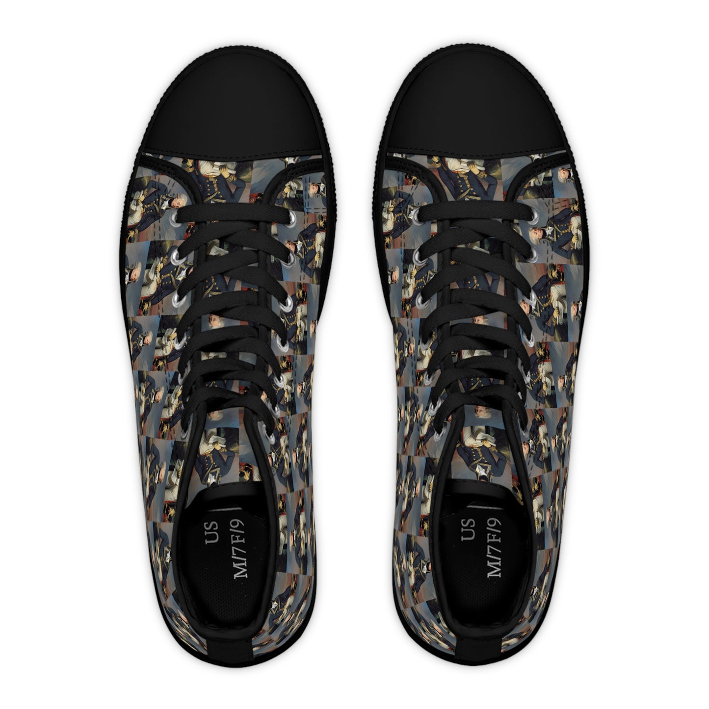 Marquis de Lafayette - Women's High Top Sneakers - Exclusive Classic