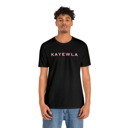 Marquis de Lafayette Kayewla Lettering Unisex Jersey Short Sleeve Tee