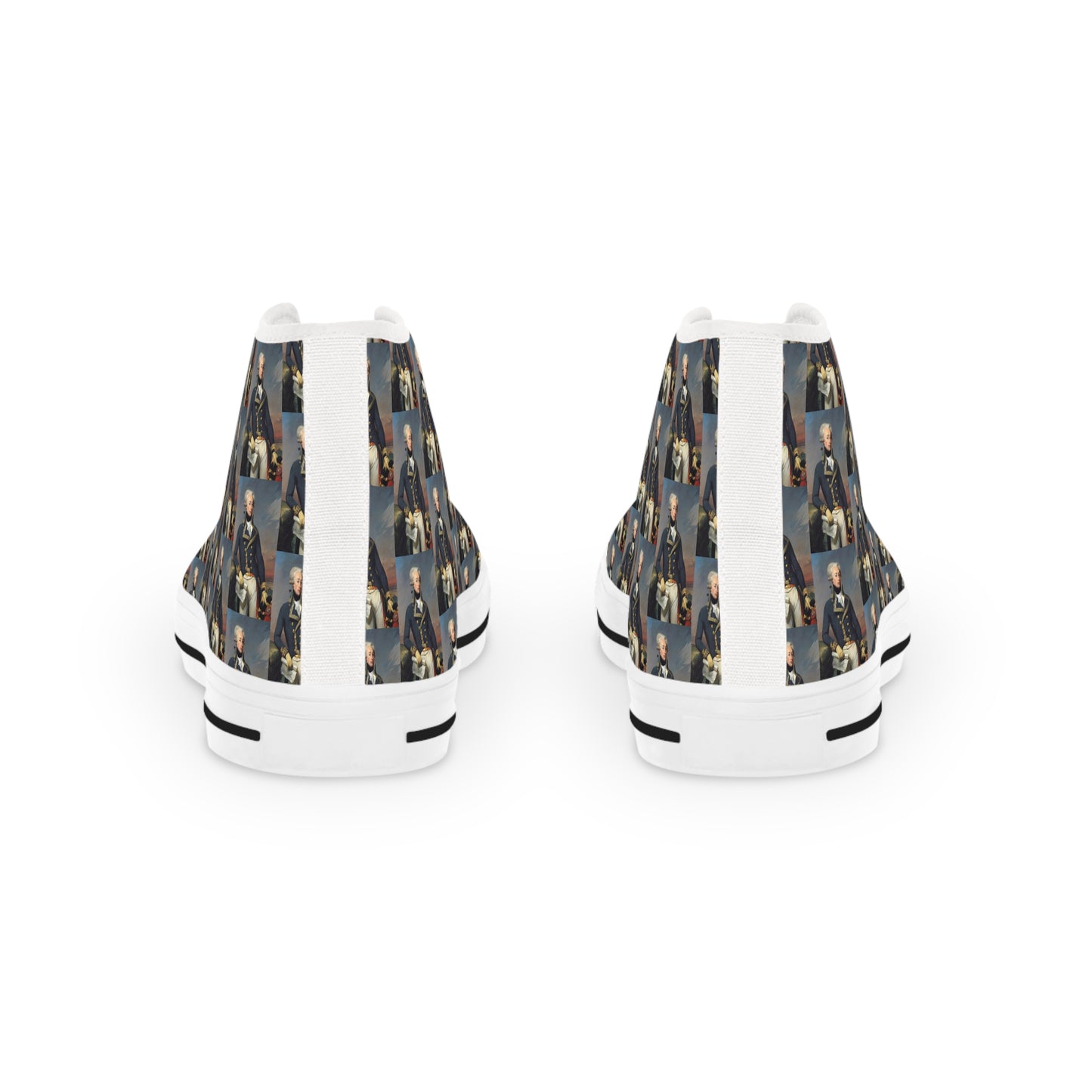 Marquis de Lafayette - Men's High Top Sneakers - Exclusive Classic