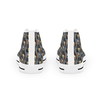 Marquis de Lafayette - Men's High Top Sneakers - Exclusive Classic