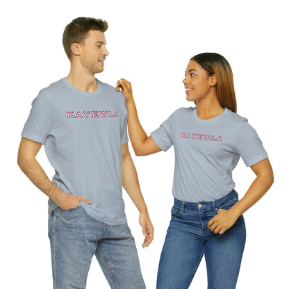 Marquis de Lafayette Kayewla Lettering Unisex Jersey Short Sleeve Tee