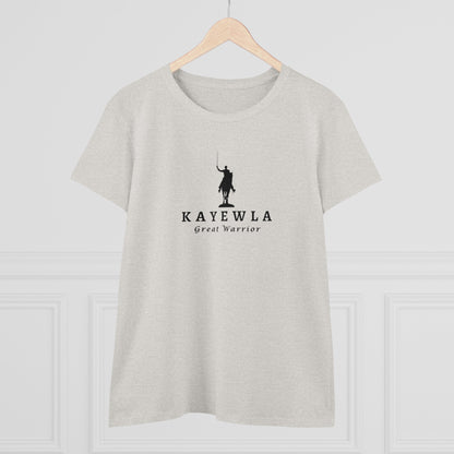 Women's Lafayette Kayewla Cap Sleeves Cotton Tee - Slightly Fitted, Marquis de Lafayette, Bicentennial, History, Washington, Hamilton