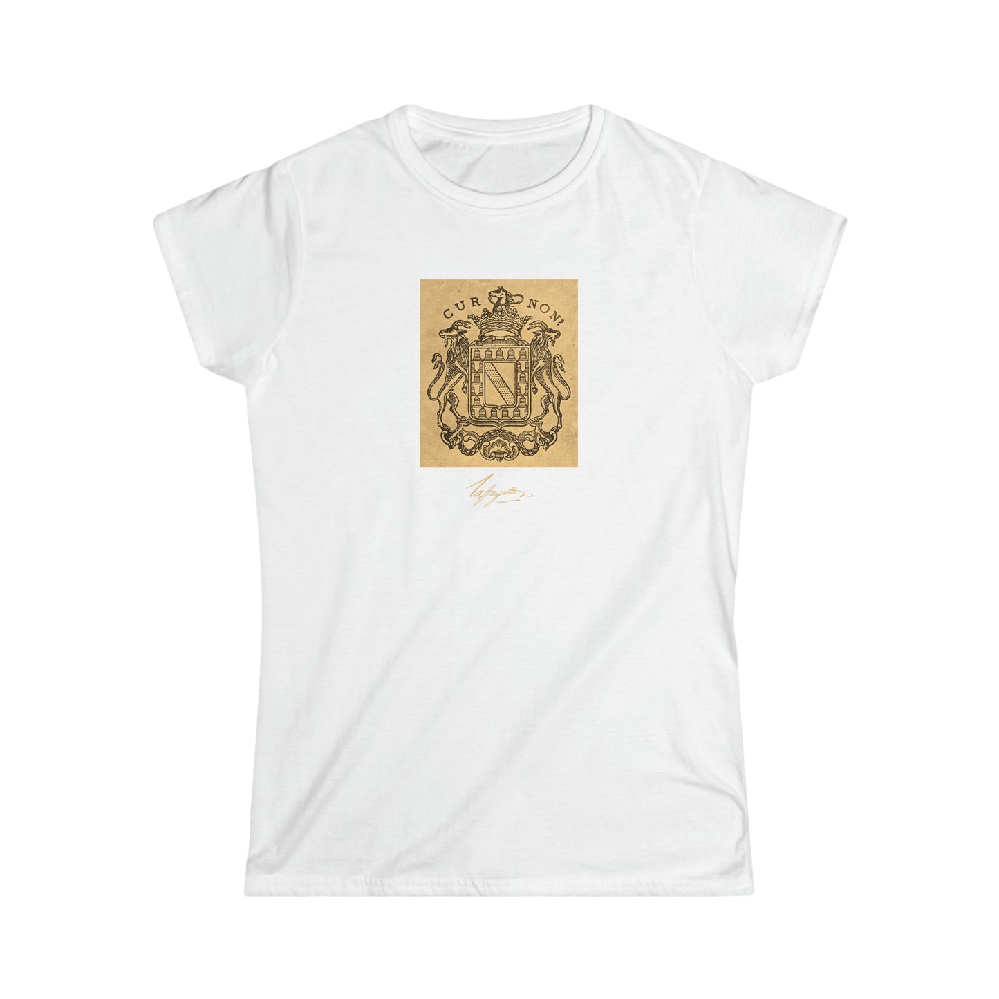 Cur non Lafayette Coat of Arms T-shirt