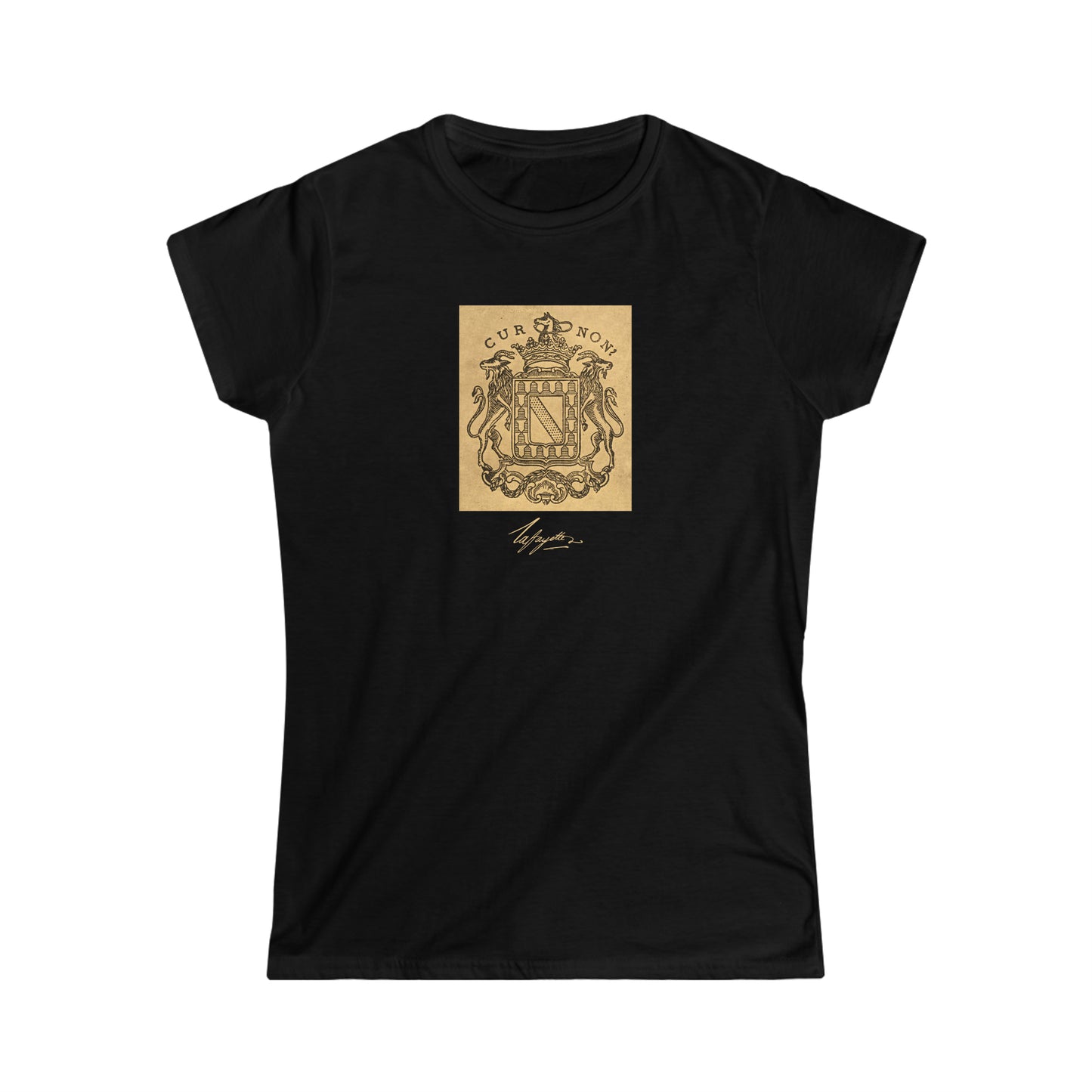 Cur non Lafayette Coat of Arms T-shirt