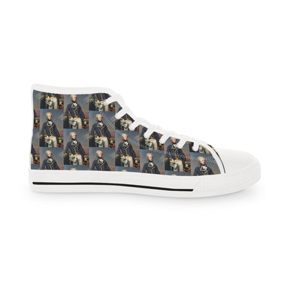 Marquis de Lafayette - Men's High Top Sneakers - Exclusive Classic