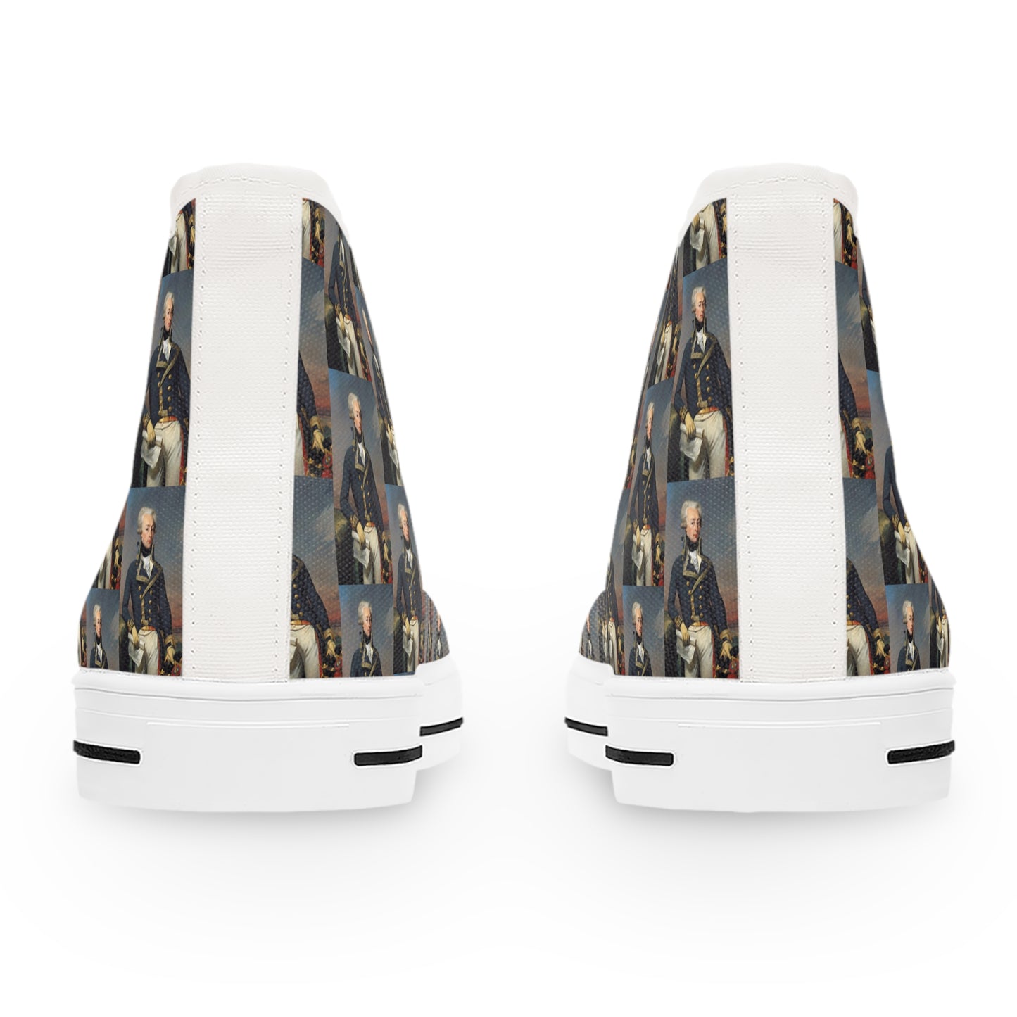 Marquis de Lafayette - Women's High Top Sneakers - Exclusive Classic