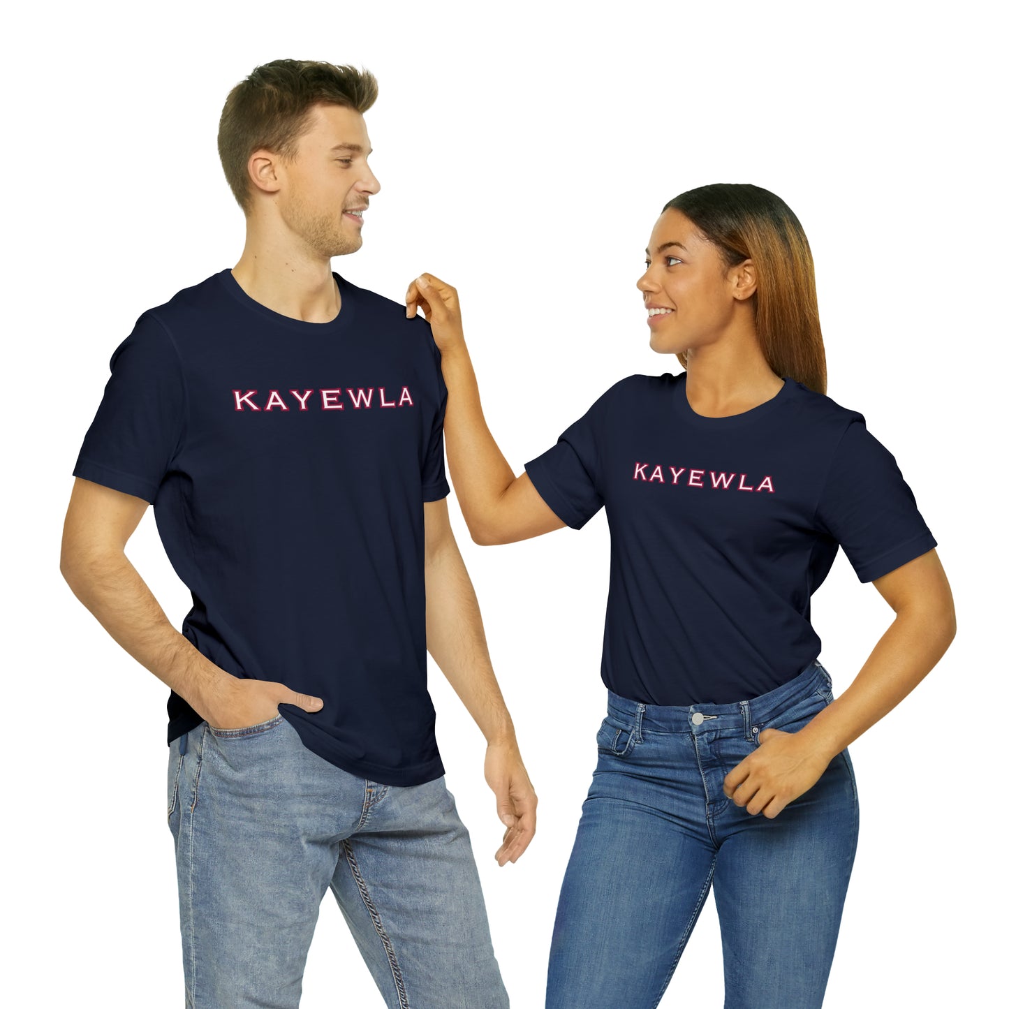 Marquis de Lafayette Kayewla Lettering Unisex Jersey Short Sleeve Tee