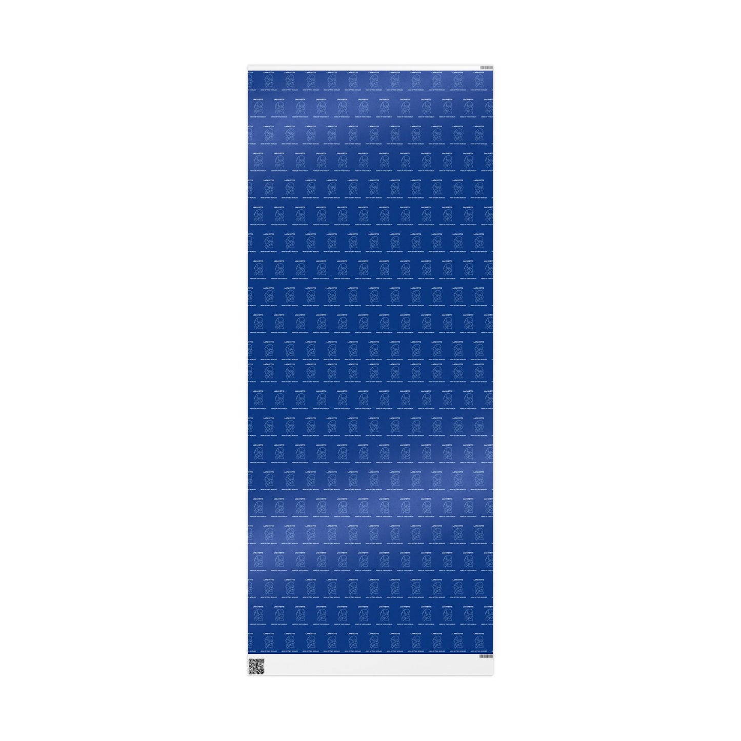 Marquis de Lafayette Wrapping Paper - Blue Line Portrait