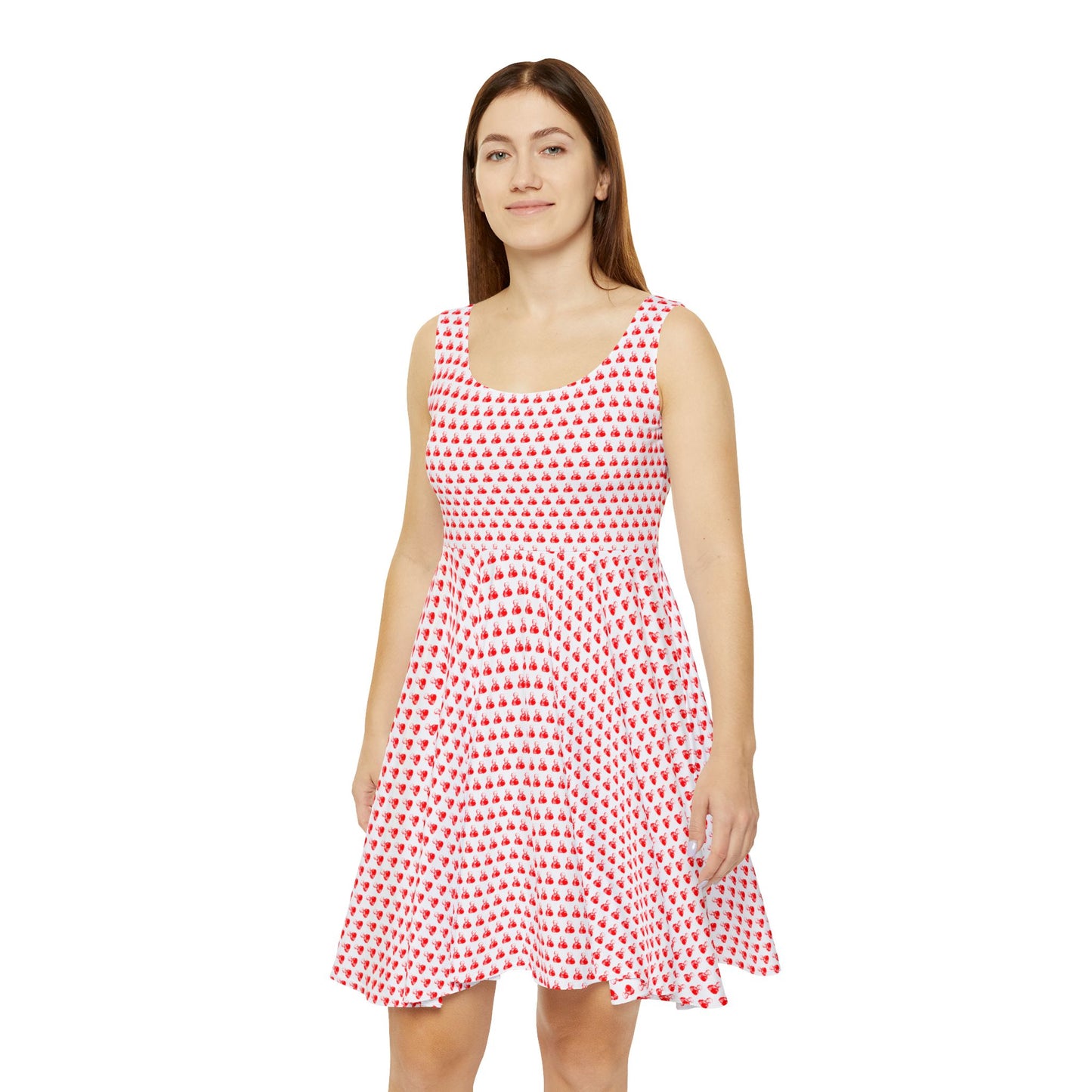 Lafayette Portrait in Pattern - Women's Skater Dress (Red)