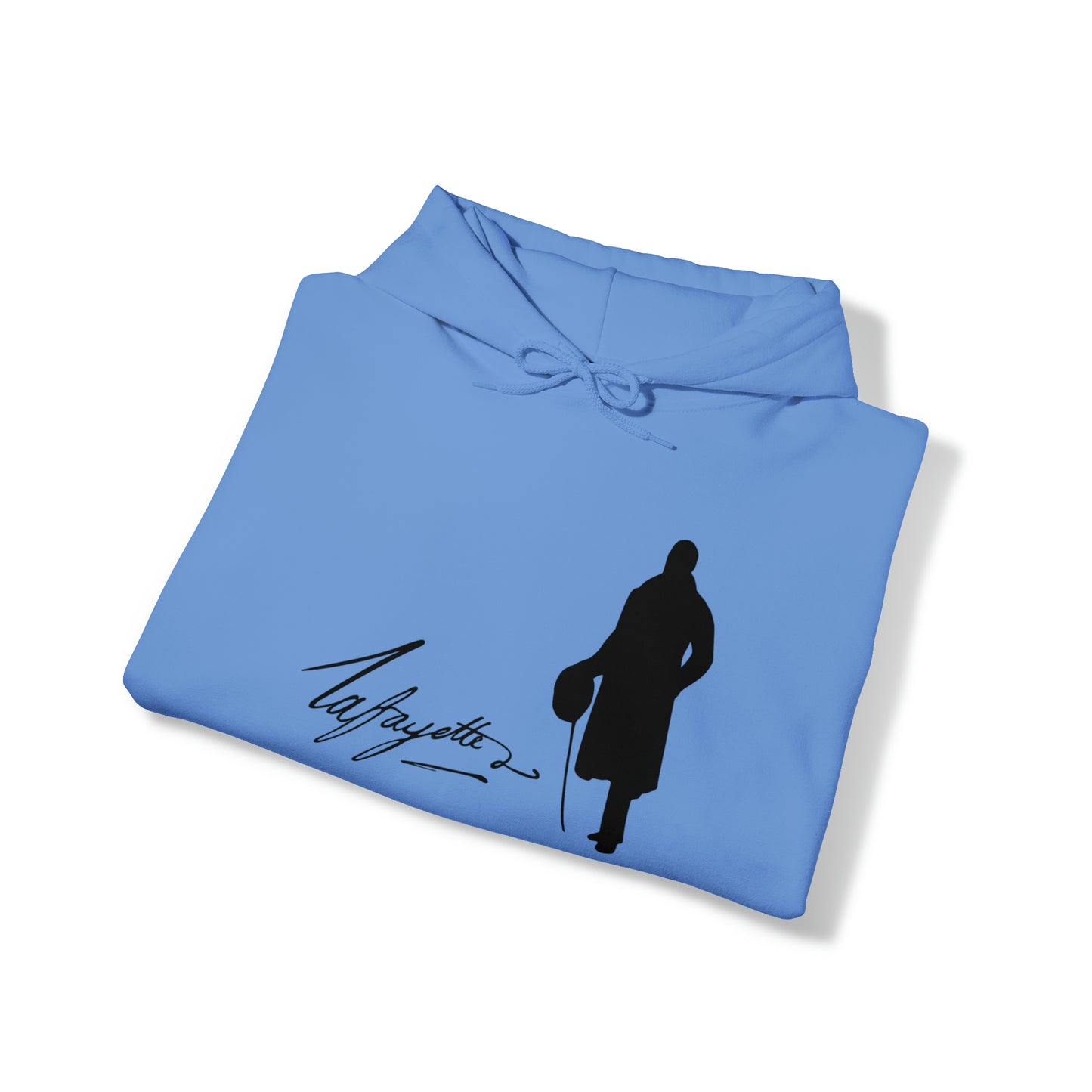 Lafayette Silhouette Signature Unisex Heavy Blend Hooded Sweatshirt - One-sided, No quote on the back