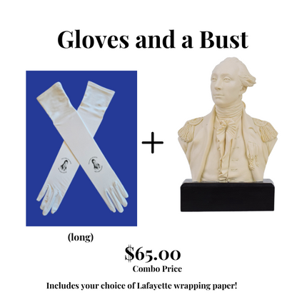 Gloves and Bust - Lafayette Combo (Long Gloves)