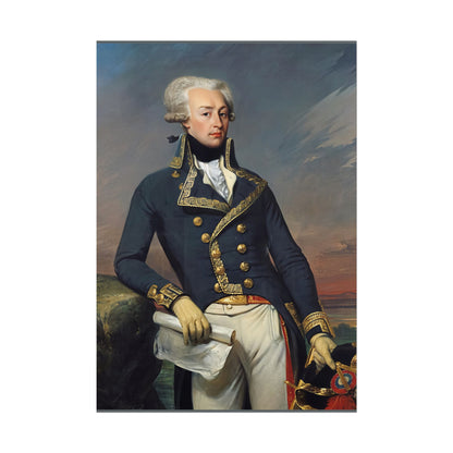 Marquis de Lafayette Classic Portrait Rolled Poster - Beautiful Unique Gift for the History Lover or Lafayette Fan!