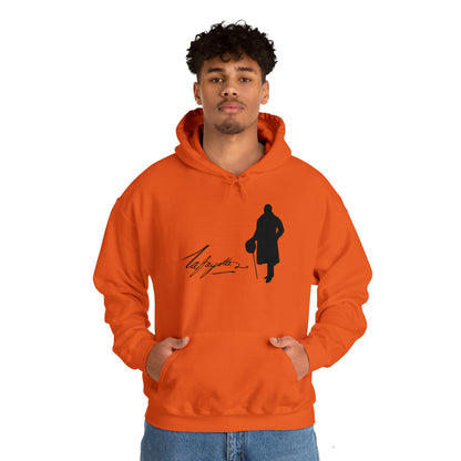 Lafayette Silhouette Signature Unisex Heavy Blend Hooded Sweatshirt - One-sided, No quote on the back