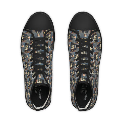 Marquis de Lafayette - Men's High Top Sneakers - Exclusive Classic