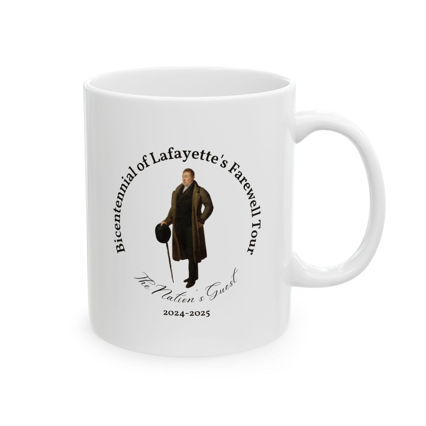 Lafayette Mug - 11oz - Bicentennial Nation's Guest