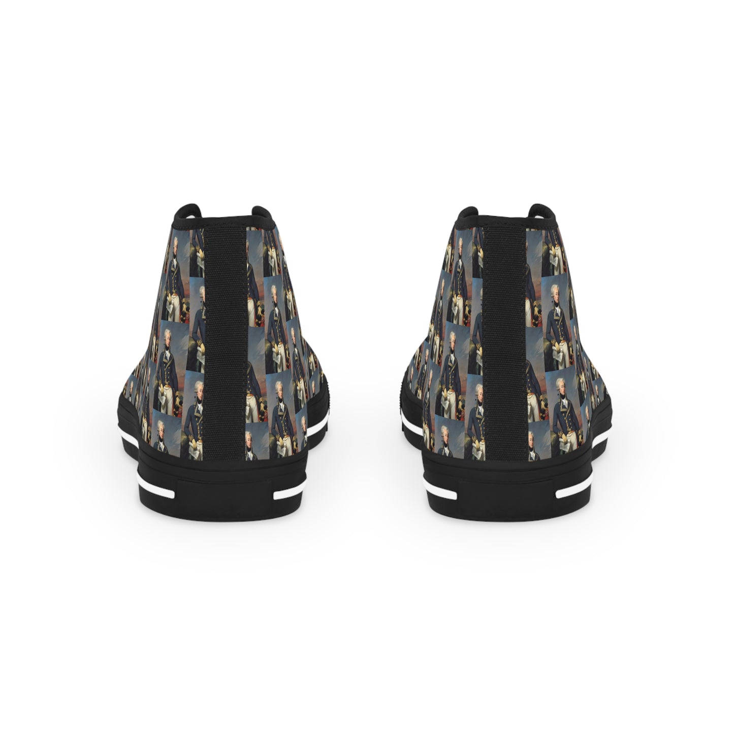 Marquis de Lafayette - Men's High Top Sneakers - Exclusive Classic